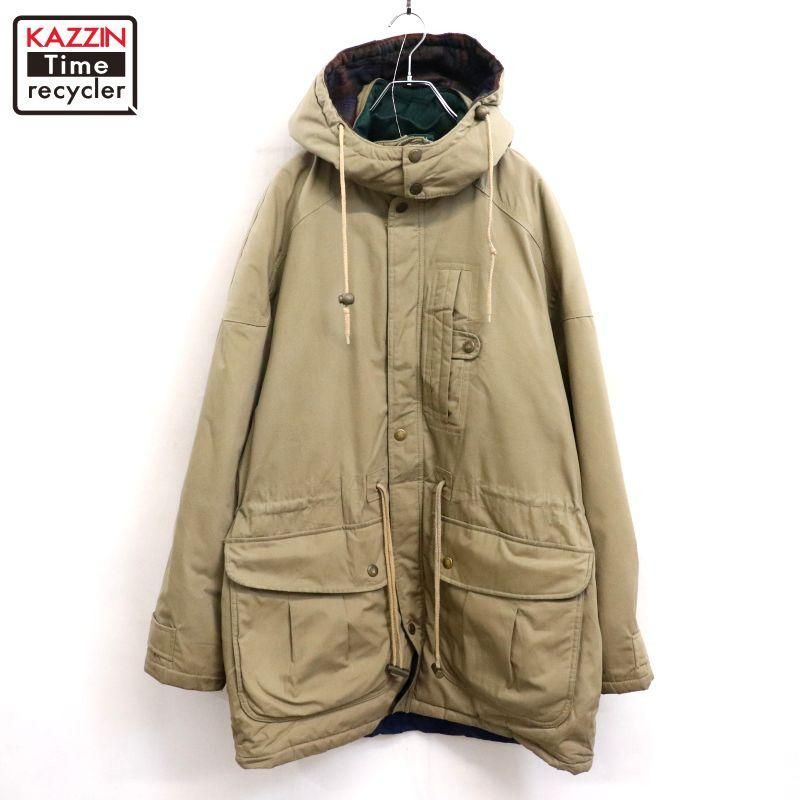 90s vintage STJOHN'SBAY ΢�ϥͥ� �ѥǥå� �ޥ���ƥ�ѡ����� ��� ɽ��L������