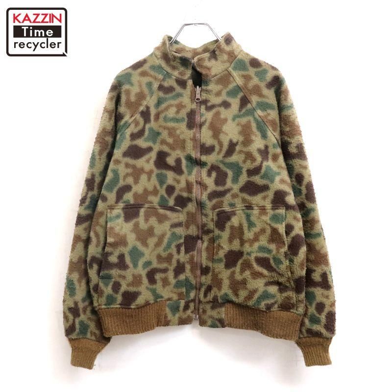 80s USA�� vintage WOOLRICH �ϥ�ƥ��󥰥��� �ե꡼�����㥱�å� ��� L����������