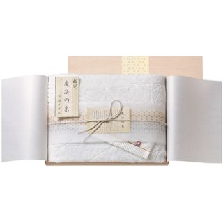 "Maho-no Ito" Bath Towel 1Pin wooden box