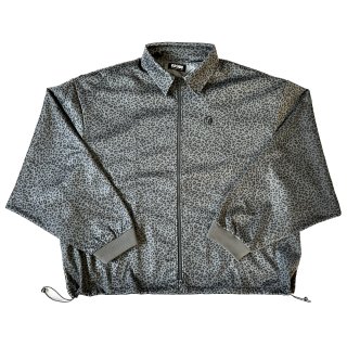 Dark Leopard Print - Poncho Track JKT