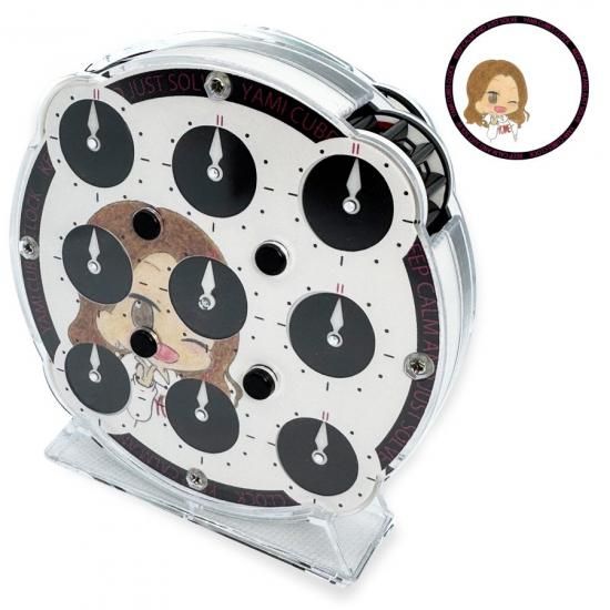 「限定版」QiYi 磁気　マジック ルービックキューブ　クロック「エメラルド色」 限定版」QiYi 磁気 マジック ルービックキューブ クロック