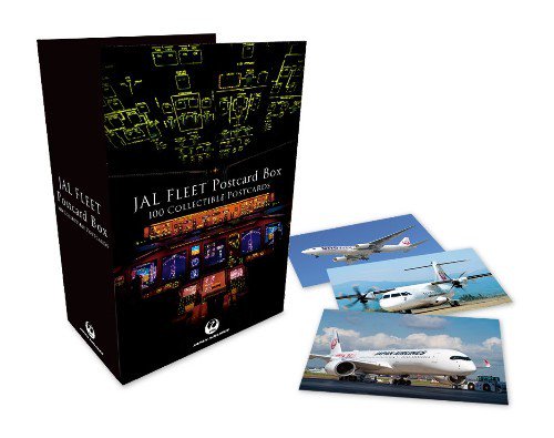 JAL FLEET Postcard Box    100 COLLECTIBLE POSTCARD
