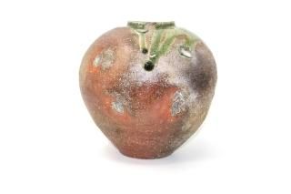 �ĸ�  ����SHINOHARA��Nozomu <br>   �������� Wood Fired Natural Ash Glaze Ruond Shape Vesssel