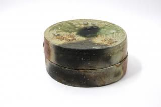 �ĸ�  ����SHINOHARA��Nozomu <br>    ����ƫҺ Wood Fired Ruond Shape��Container with Natural Ash Glaze  Vesssel