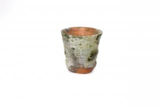 ƣ�� ����FUJIMOTO, Hide <br> ���� Wood Fired Natural Ash Glaze Sake Cup