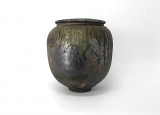 �� ǽ��  SAKO, Yoshihiro  <br>ú��á����ʹ�����Wood Fired Carbonized Large Vessel