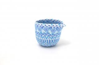 Ʃ�������Ҹ���Translucent Nerikomi Katakuchi Style Sake Jar