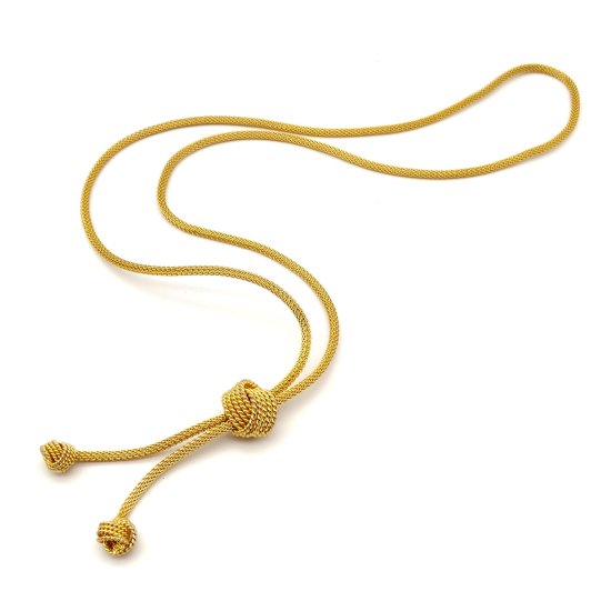 80s Vintage Gold Tone Snake Chain Necklace