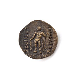 Antique Greece Coin Motif Clip Marker