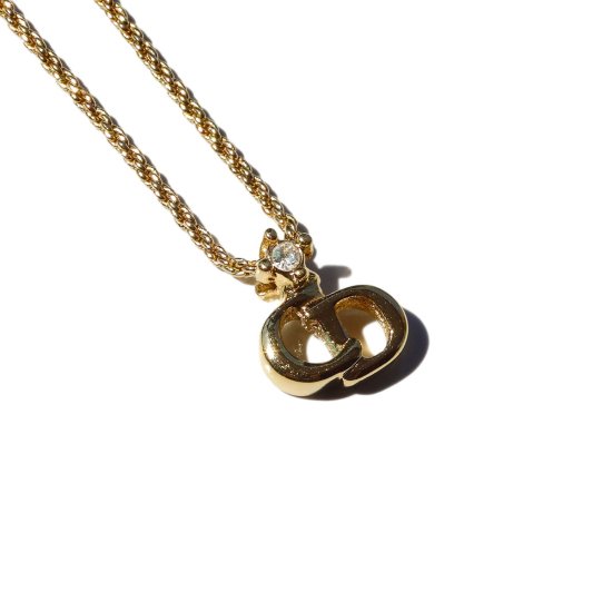 Christian dior outlet logo necklace