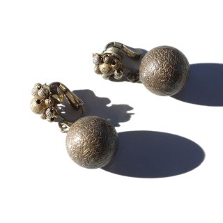 MIRIAM HASKELL Vintage Flower Drop Design Earrings