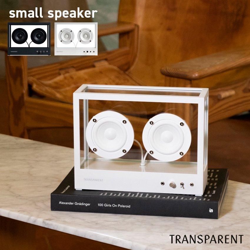 TRANSPARENT SMALL SPEAKER スピーカー トランスペアレント