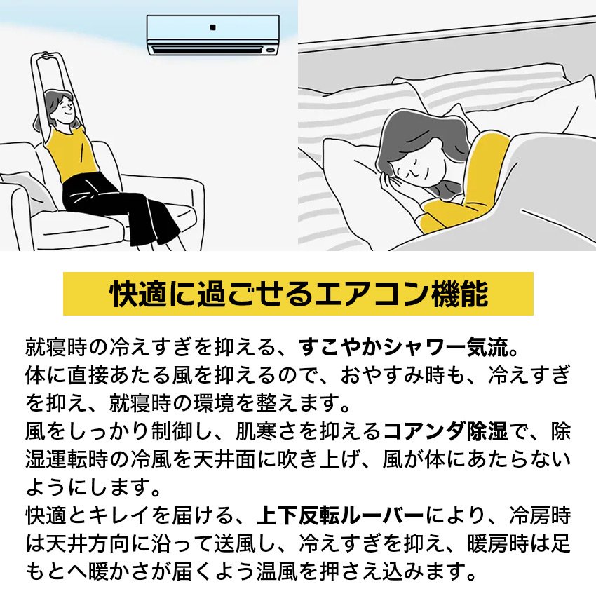 シャープ エアコン 【おもに6畳】 AY-R22F-W （電源単相100V）