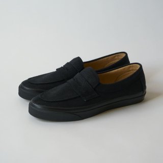 PRAS PENNY SLIPON BLACK LINEN