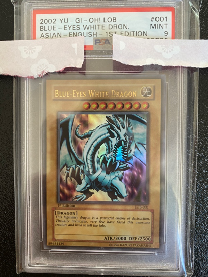 legendary of blue eyes white dragon . PSA 9 アジア版ブルーアイズ 