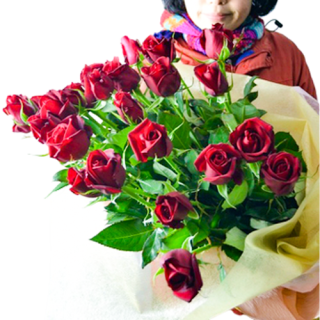 赤バラ25本の花束