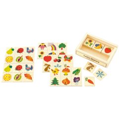 アトリエフィッシャー パズル ロト・ナチュラル AF8008 知育玩具 パズル 出産祝い 木製 おもちゃ 0歳 1歳 2歳 3歳 4歳
