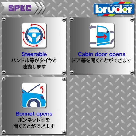 ブルーダー bruder JD 7R 350フロントローダー＆Tippingトレーラー