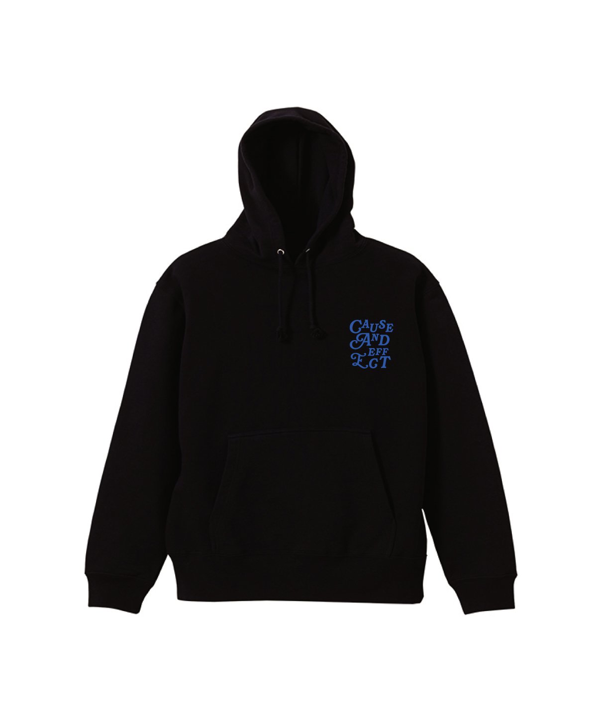 CAUSE AND EFFECT Oversize Hoodie.BLACKBLU - causeandeffectオフィシャルストア