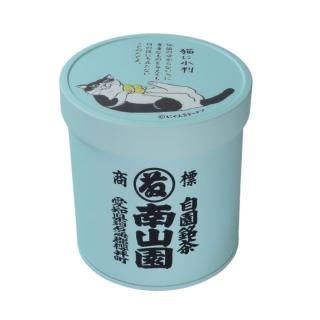 にゃん吉ドーナツコラボ缶 西尾の碾茶入り煎茶ティーバッグ 11個入