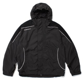 CABARET POVAL / Breathable Hooded Track Jacket (Black)