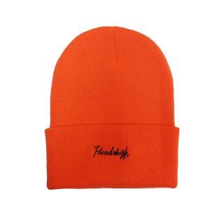 Heads High Embroidery Logo Beanie (Orange)