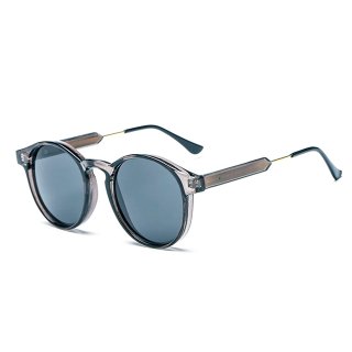 Select Classic Vintage Round Sunglasses (Grey)