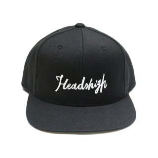 Heads High Embroidery Snapback Cap (Black)