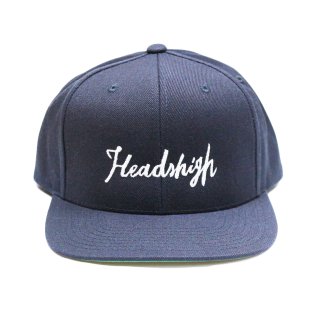 Heads High Embroidery Snapback Cap (Navy)