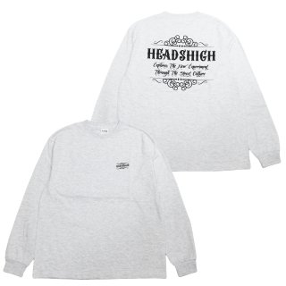 Heads High Classic designs L/S Tee (Ash)