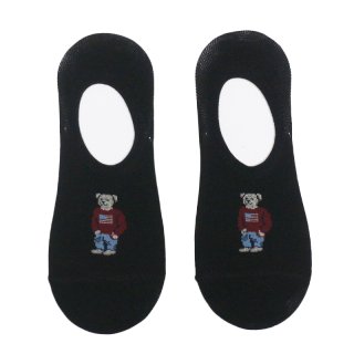 Select Bear Foot Cover Socks (Black)