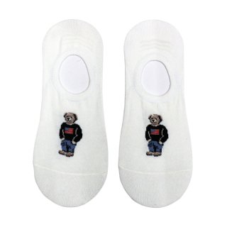 Select Bear Foot Cover Socks (White)