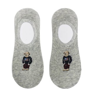 Select Bear Foot Cover Socks (H.Grey)