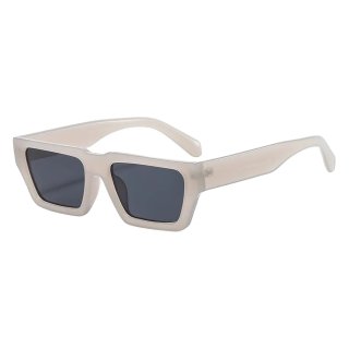 Select Retro Vintage Square Sunglasses (Jerry Grey)