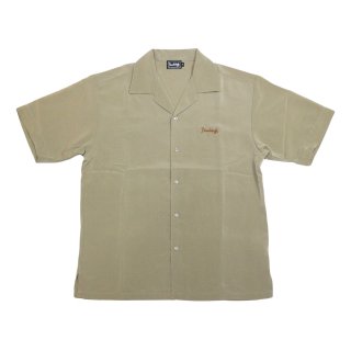 Heads High Embroidery Poly Shirt (Beige)