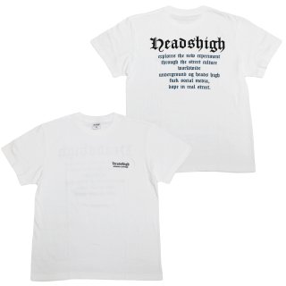 Heads High Dope in Real Street Tee (White)