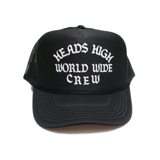 Heads High World Wide Crew Mesh Cap (Black)