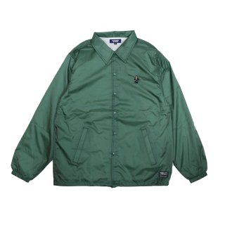 Gimme Five Kush Bear Embroidery Coach jacket (Green)