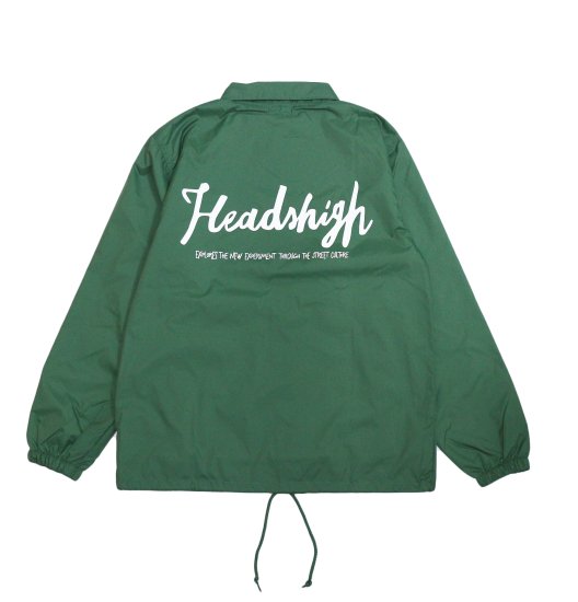 Heads High Original Logo Coach jacket (Green)