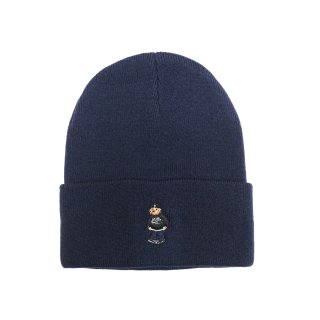 Gimme Five Kush Bear Embroidery Beanie (Navy)