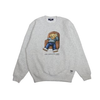 Gimme Five Chill Bear Crew Neck (Ash)