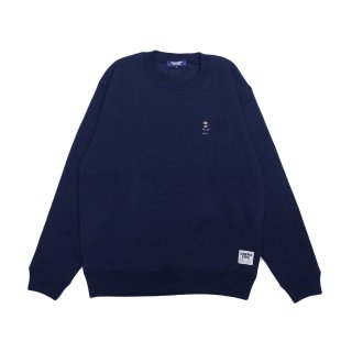 Gimme Five Kush Bear Embroidery Crew Neck (Navy)
