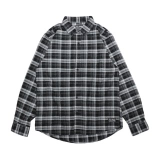Heads High Basic flannel Check Shirt (Charcoal)