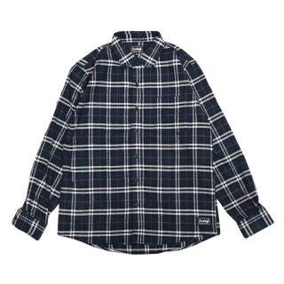 Heads High Basic flannel Check Shirt (Navy)
