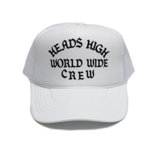 Heads High World Wide Crew Trucker Cap (White)
