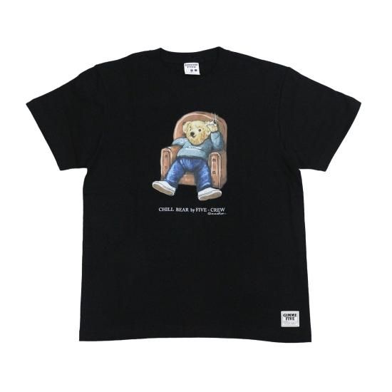 Gimme Five Chill Smoke Bear Tee (Black)