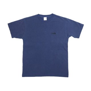 Heads High Pigment Wash Embroidery Logo Tee (Navy)