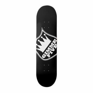 Gimme Five Logo Skateboard Deck