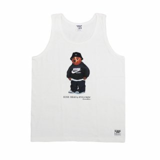 Gimme Five Kush Bear Tank Top (White)