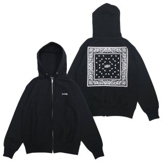 Heads High Bandana Logo Zip Hoodie (Black)